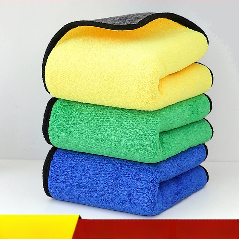 Autómosó törölköző korall fleece anyagból, 500 g, kevert fonal, szegélyezés, logónyomtatás lehetséges