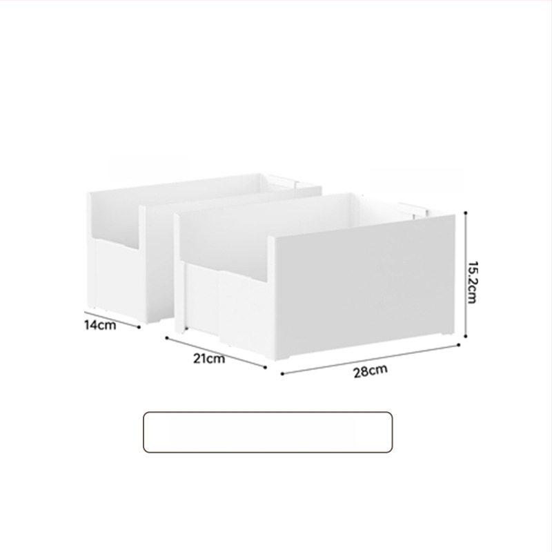 Galda uzglabāšanas kārba ar nolaižamiem nodalījumiem — bez vāka, 12L tilpums, modelis YJ-5571–5575