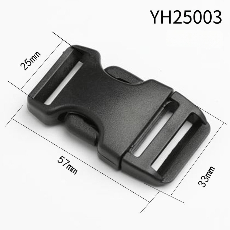 Ρυθμιζόμενη πλαστική αγκράφα POM για σακίδια – αξεσουάρ αποσκευών, Yonghang, ιδιωτική ετικέτα με άδεια