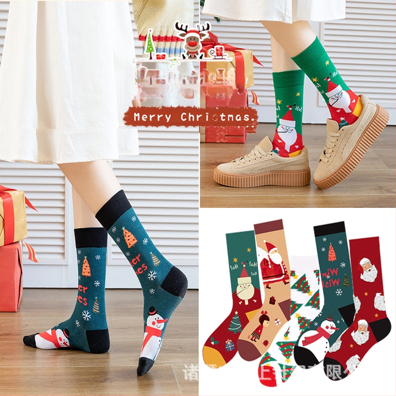 Kokvilnas augstas zeķes rudens sezonai; motīvi: abstrakti, dzīvnieku (žirafe) un ziedi; galvenais audums 30–50%; adījums ar vienu adatu