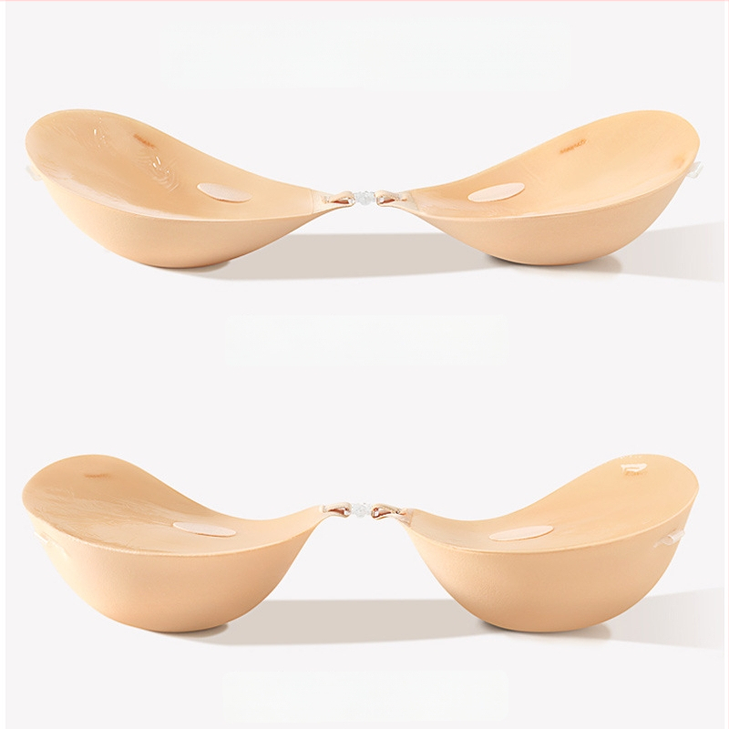 Uwomei silikona neredzamā krūšu plāksteris, biezinājuma dizains, apaļas sprauslas forma