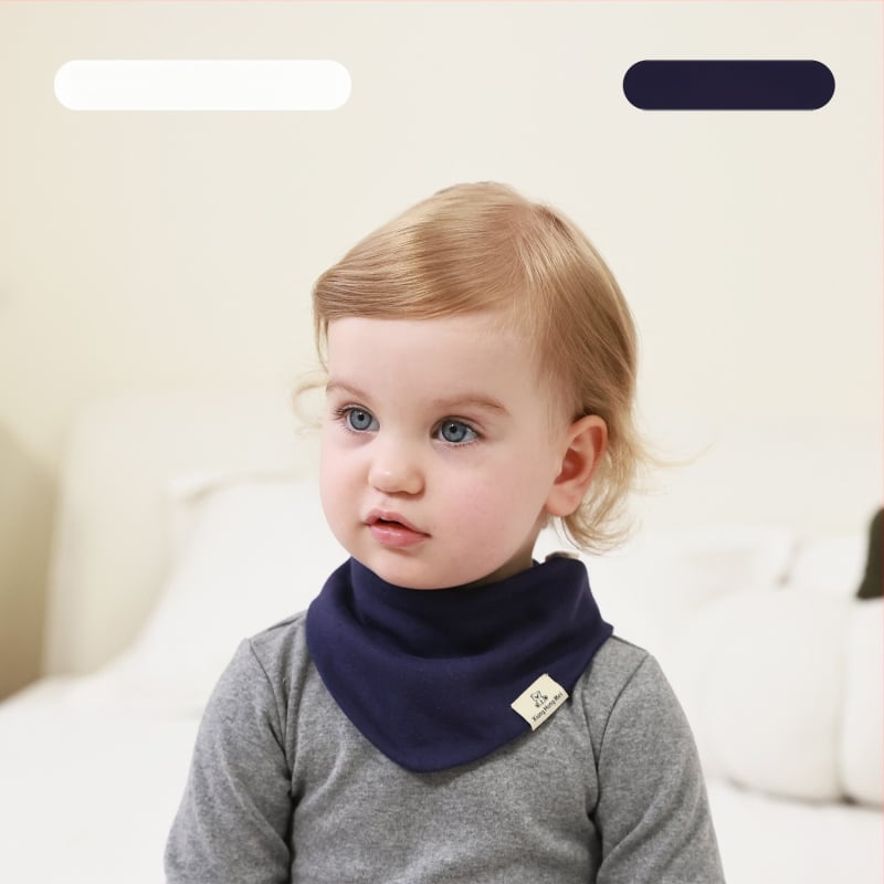 Kokvilnas trijstūra šalle zīdainim, universāls, daudzfunkcionāls termālais aksesuārs iekšējai un ārējai lietošanai ar drool bib