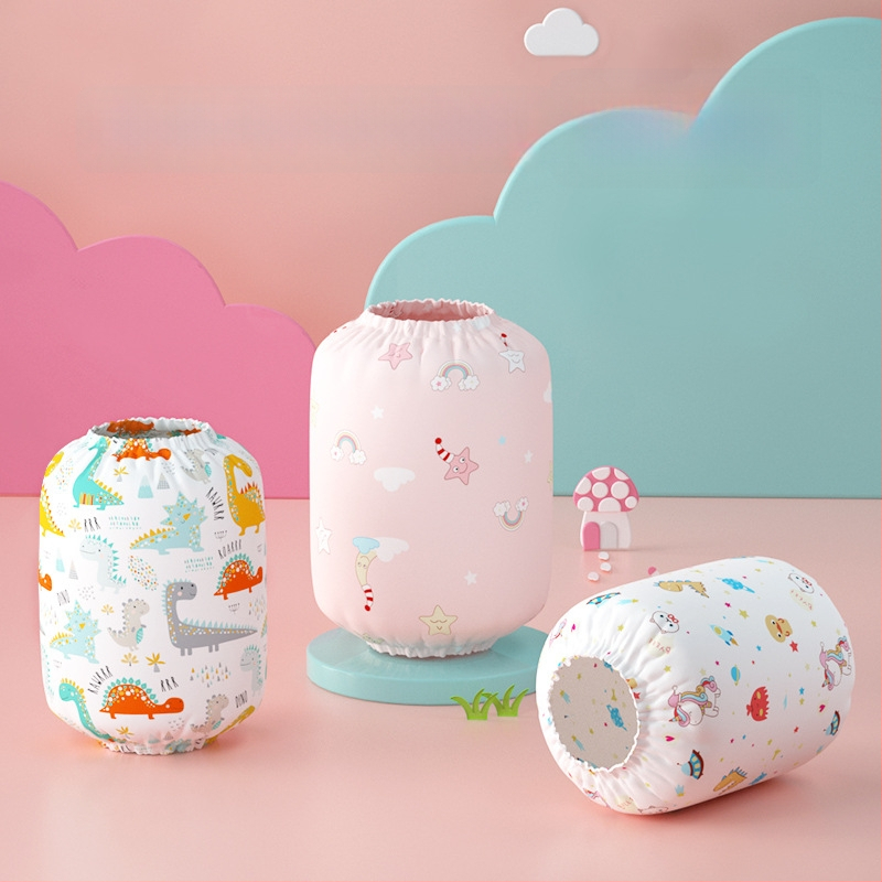 Bērnu pretnetīrības piedurknes ar karikatūras apdruku, ūdensizturīgas un elastīgas, poliestera un neilona materiāla, četrām sezonām