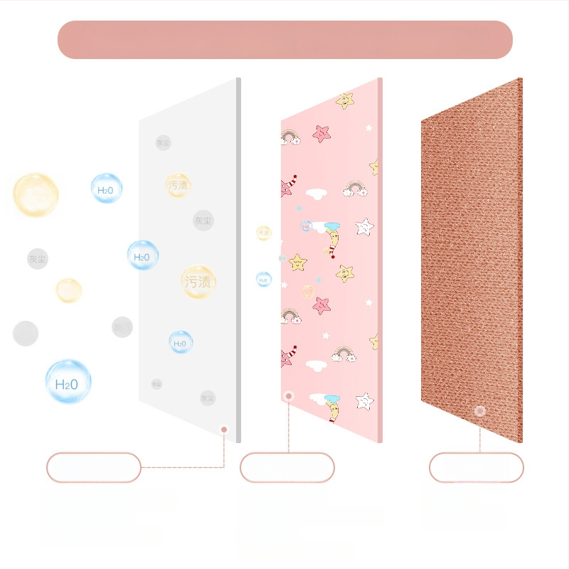 Bērnu pretnetīrības piedurknes ar karikatūras apdruku, ūdensizturīgas un elastīgas, poliestera un neilona materiāla, četrām sezonām