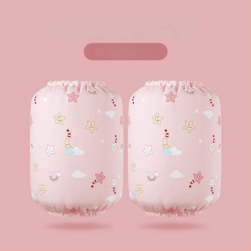 Bērnu pretnetīrības piedurknes ar karikatūras apdruku, ūdensizturīgas un elastīgas, poliestera un neilona materiāla, četrām sezonām