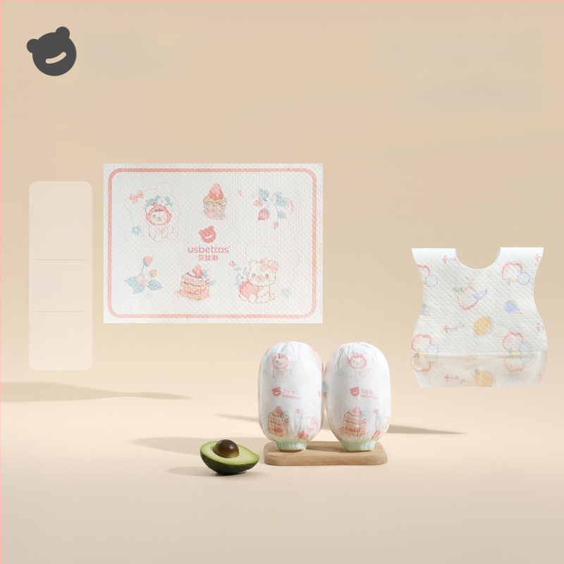 Bērnu vienreizējās roku aizsargi — ūdensnecaurlaidīgi, pret netīrumiem, eļļas izturīgi; karikatūra; Beites; materiāli: neaudums, PE plēve, spandex; vecuma grupa: līdz 1 gadam; sezona: ziema, pavasaris, rudens