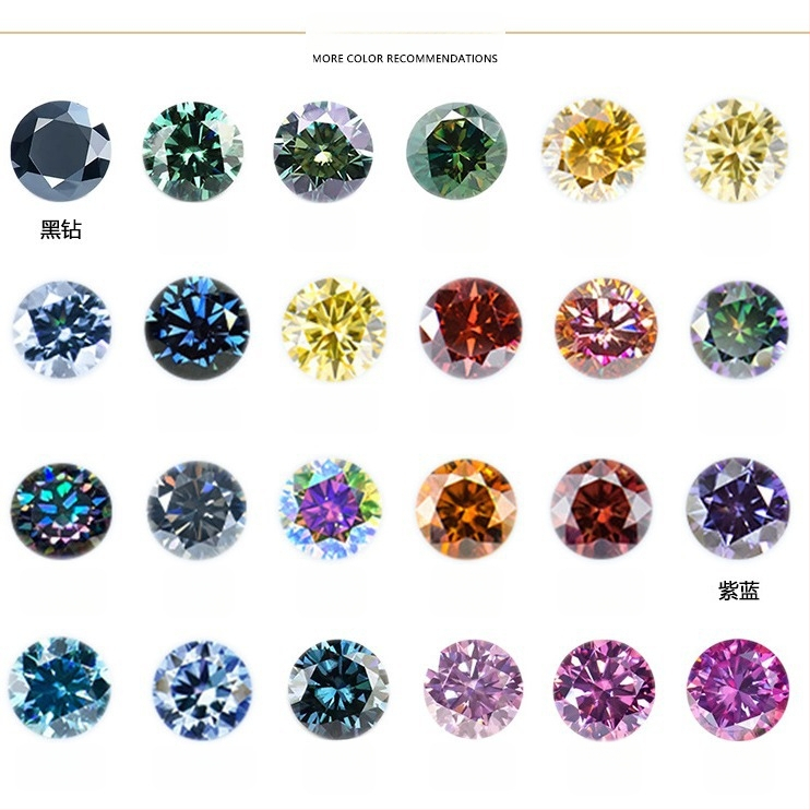 Moissanit Geometrinis pakabukas, VVS skaidrumas, tikslus pjovimas, pritaikoma