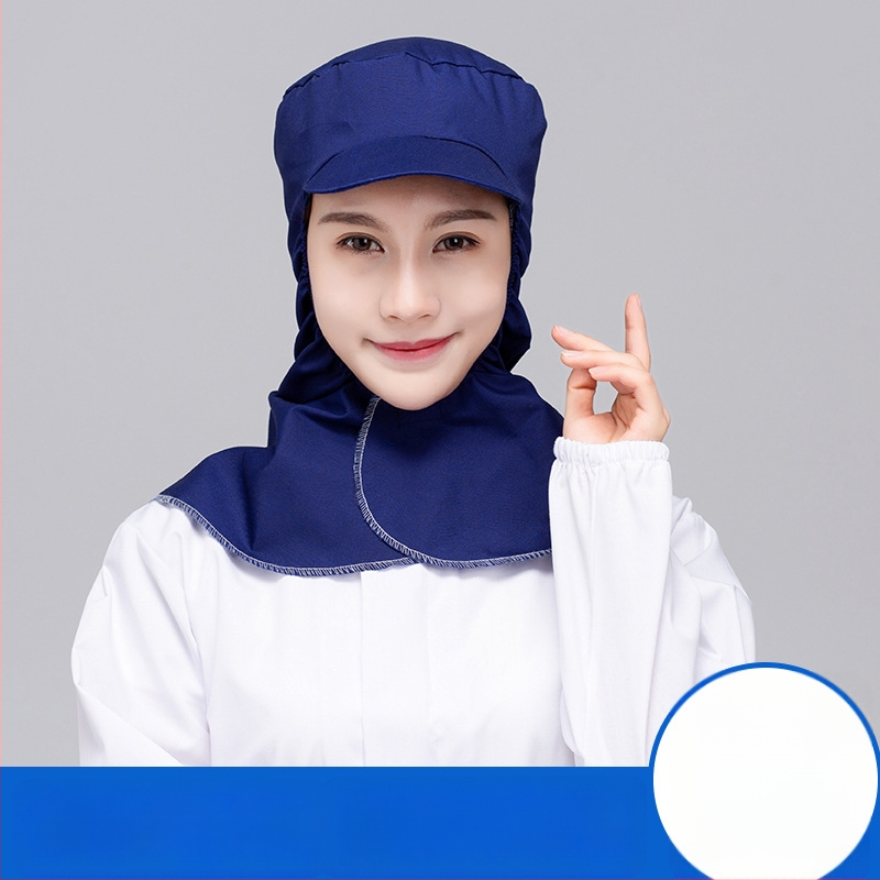 Unisex medvilninė puloverinė kepurė su gobtuvu ir trumpu kraštu, dulkių atsparumas maisto gamybai; logotipo pritaikymas