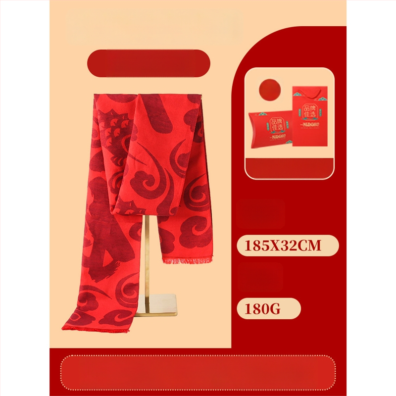 Vuneni šal – Xinjing, zimskih upotreba, prilagodba logotipa dostupna, izdanje proljeće 2025