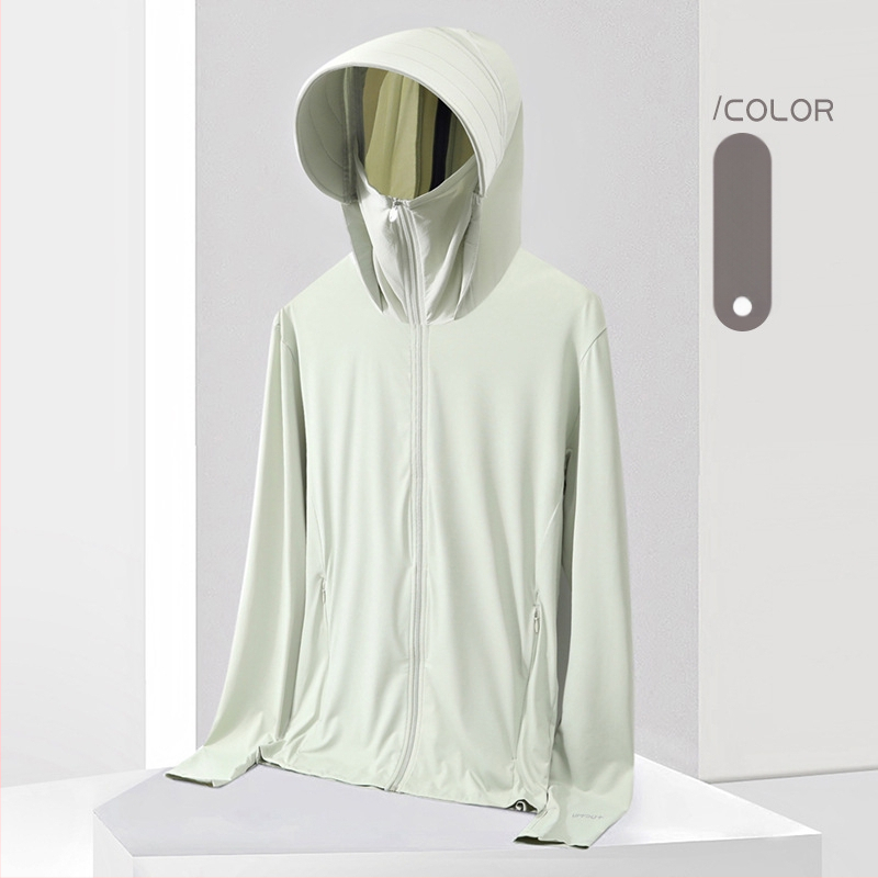 Kapu UV aizsardzības T-krekls UPF50+, Ice Silk ātri žūstošs, elpojošs, 87% neilons / 13% spandeks, universāls vasaras āra tops