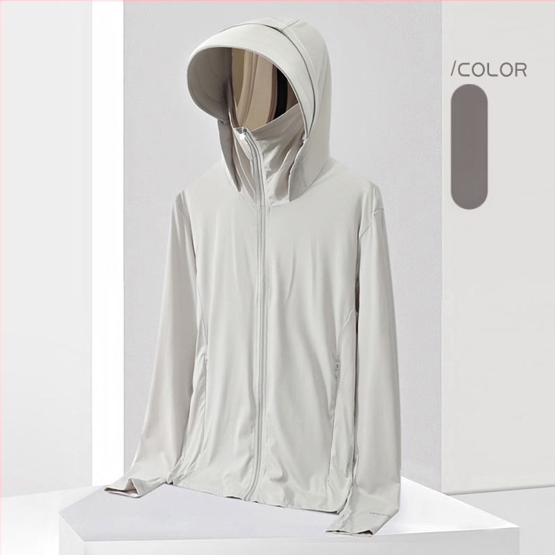 Kapu UV aizsardzības T-krekls UPF50+, Ice Silk ātri žūstošs, elpojošs, 87% neilons / 13% spandeks, universāls vasaras āra tops