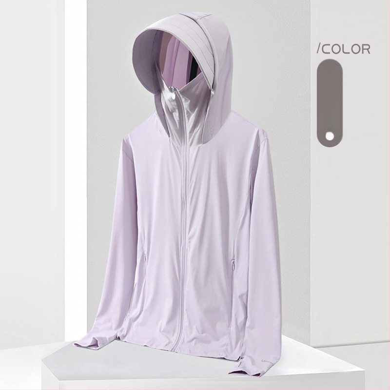 Kapu UV aizsardzības T-krekls UPF50+, Ice Silk ātri žūstošs, elpojošs, 87% neilons / 13% spandeks, universāls vasaras āra tops