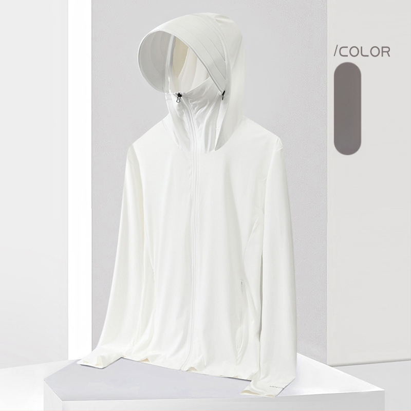 Kapu UV aizsardzības T-krekls UPF50+, Ice Silk ātri žūstošs, elpojošs, 87% neilons / 13% spandeks, universāls vasaras āra tops