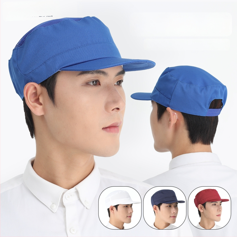 Unisex medvilninė peaked cap su plačiu krašteliu, vienos spalvos modelis, paprastas dizainas