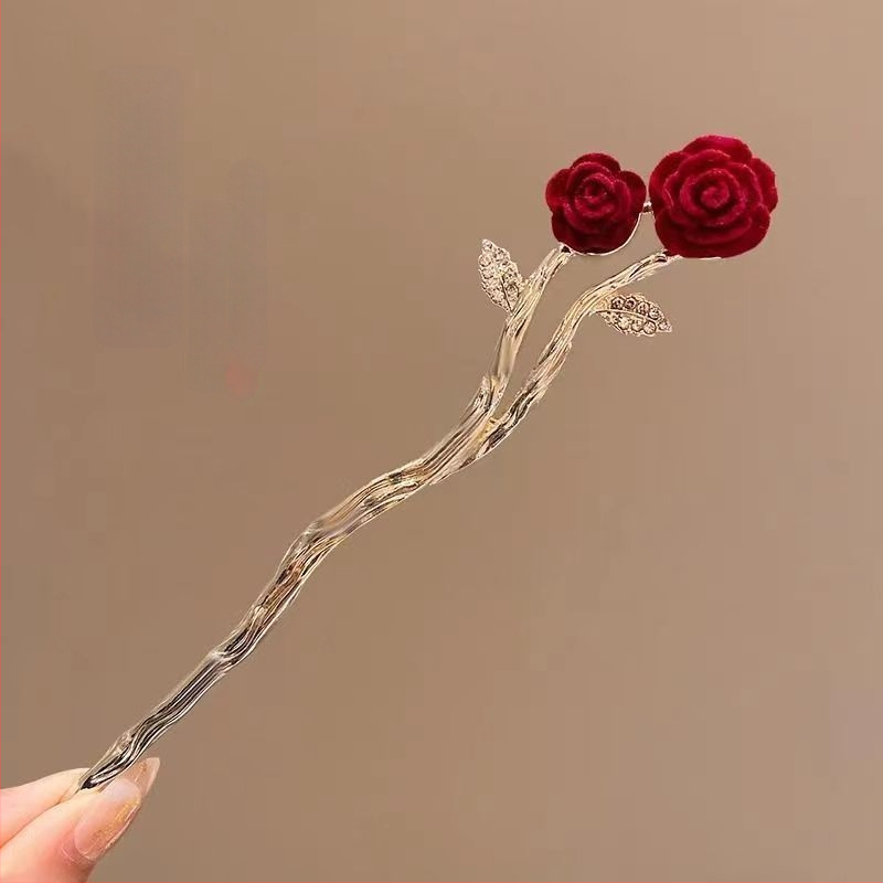 Juukseklips bojtidega, hiina stiilis Han dinastia inspiratsioon, sulamaterjal, 2021. aasta suvine väljaanne