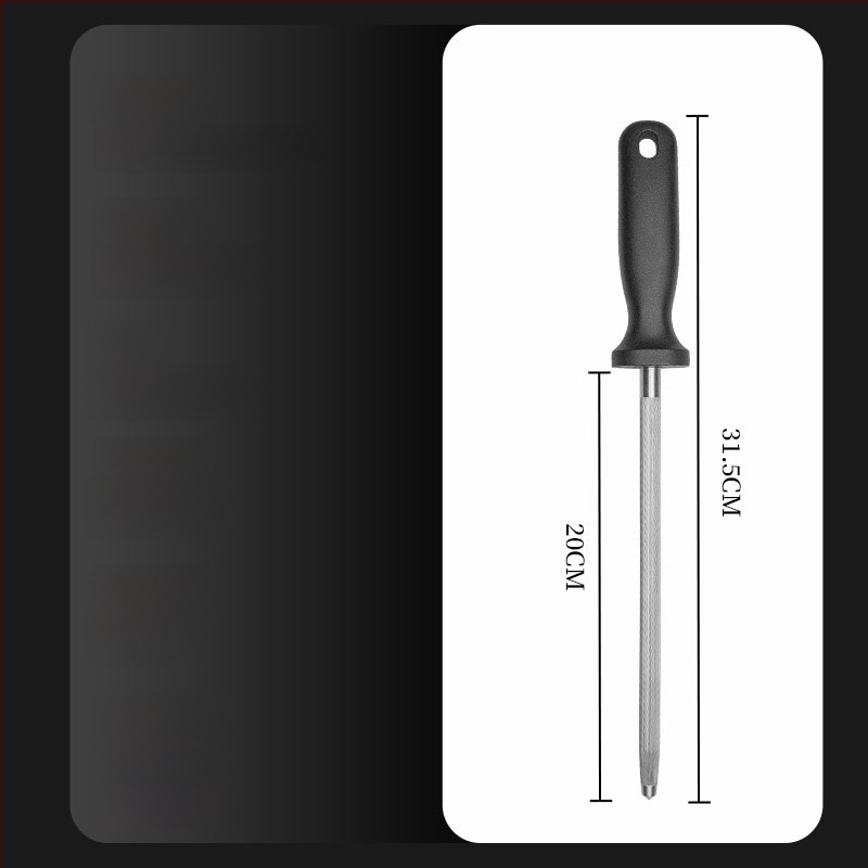 Peilių galandimo lazdelė – aukštos anglies plienas, profesionalus, universalus stilius, išleista 2022 m. pavasarį