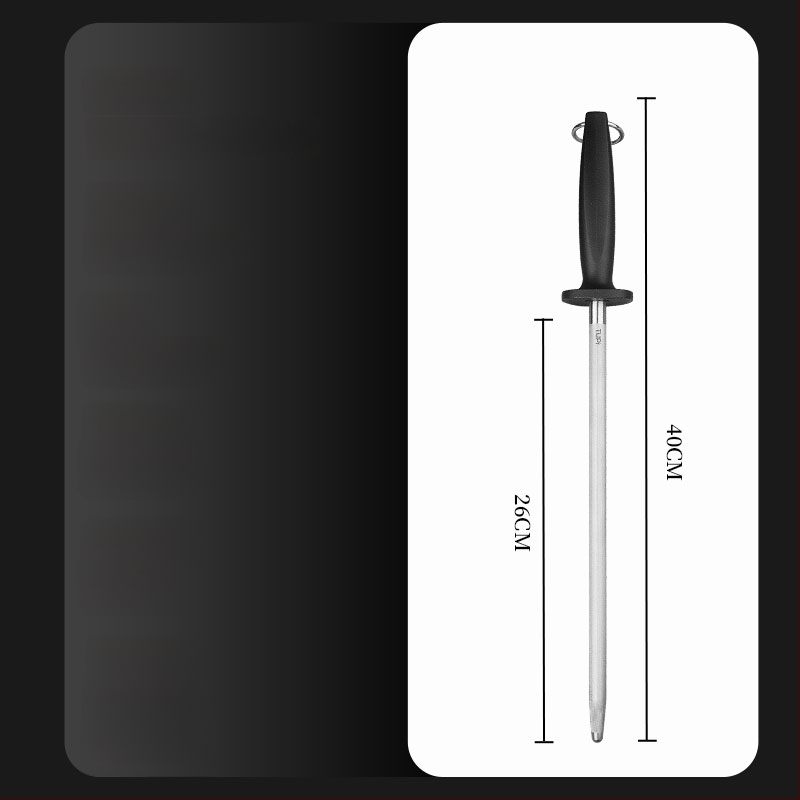 Peilių galandimo lazdelė – aukštos anglies plienas, profesionalus, universalus stilius, išleista 2022 m. pavasarį