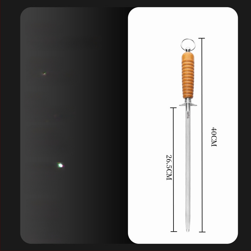 Peilių galandimo lazdelė – aukštos anglies plienas, profesionalus, universalus stilius, išleista 2022 m. pavasarį