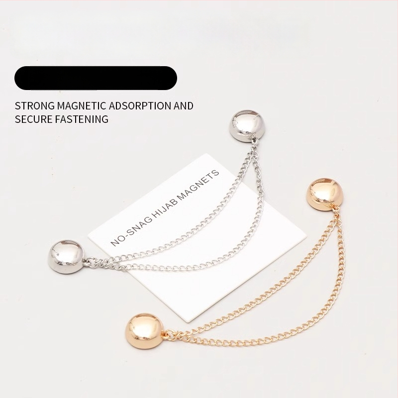 Μαγνητικά μανικετόκουμπα – κράμα μετάλλου, γυναικείο IN στυλ, στρογγυλό σχήμα, ηλεκτροπλατίωση, άνοιξη 2025