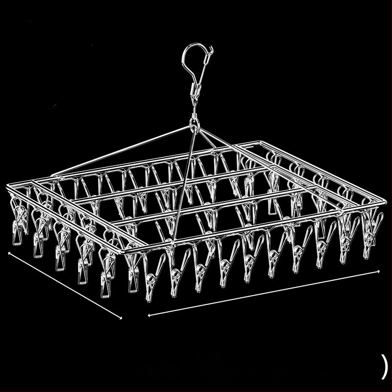 Κλιπ στέγνωσης από ανοξείδωτο ατσάλι, μοντέλο YDX-FX30, σετ 100 τεμαχίων, για εσώρουχα, παντελόνια και κάλτσες