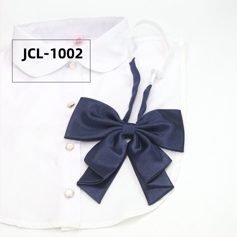 Sieviešu kakla papīonam uz kakla - šaušanas stila, ziedu mezgls, adītais materiāls, jūras uniformas aksesuārs, vasara 2024