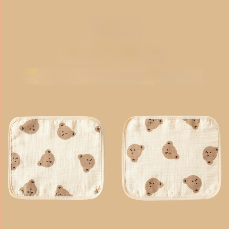 Mimuhouse Bērnu ratiem siekalām dvielis - marle, 100% kokvilna, absorbcija, universāls, 0–3 gadi