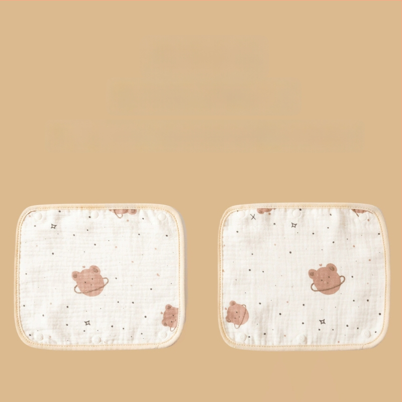 Mimuhouse Bērnu ratiem siekalām dvielis - marle, 100% kokvilna, absorbcija, universāls, 0–3 gadi