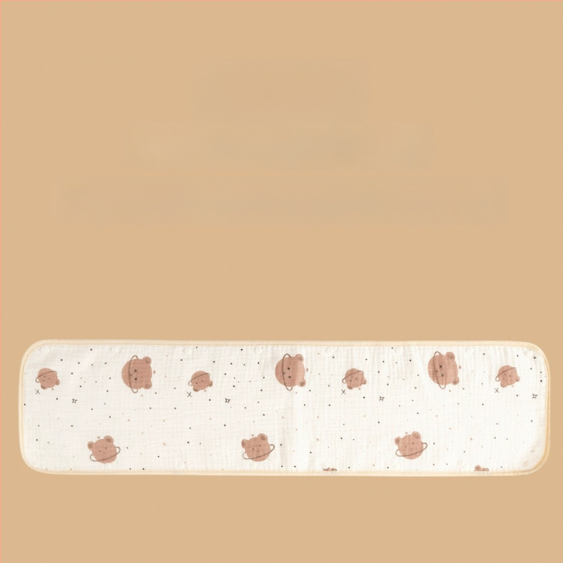 Mimuhouse Bērnu ratiem siekalām dvielis - marle, 100% kokvilna, absorbcija, universāls, 0–3 gadi