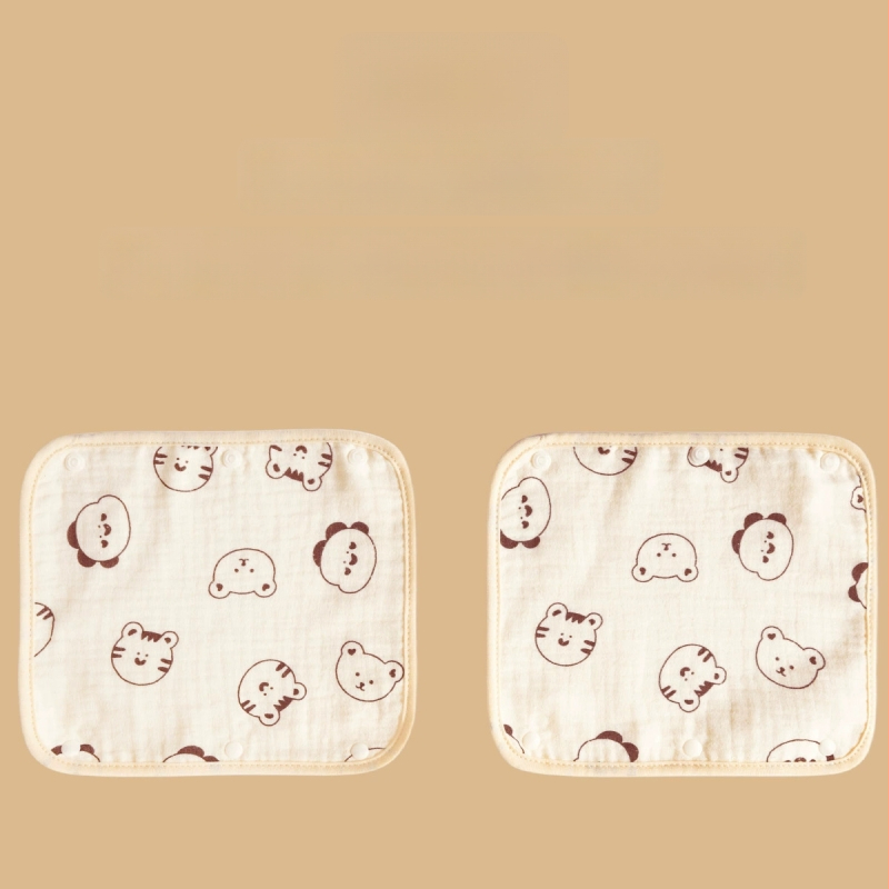 Mimuhouse Bērnu ratiem siekalām dvielis - marle, 100% kokvilna, absorbcija, universāls, 0–3 gadi