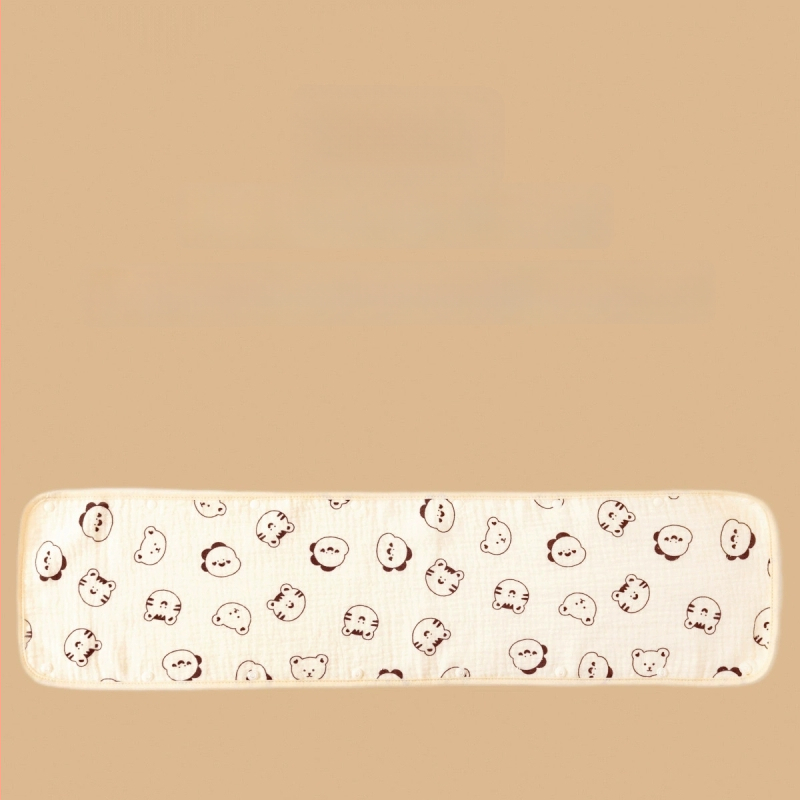 Mimuhouse Bērnu ratiem siekalām dvielis - marle, 100% kokvilna, absorbcija, universāls, 0–3 gadi