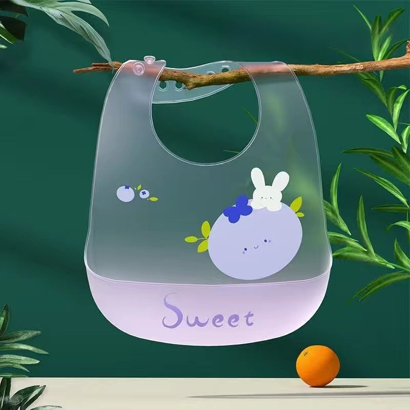 Nedrošīgs bērnu ēdienu bibs - bellyband, poliestera audums ar kokvilnas sastāvu, piemērots 3–8 gadu vecumam