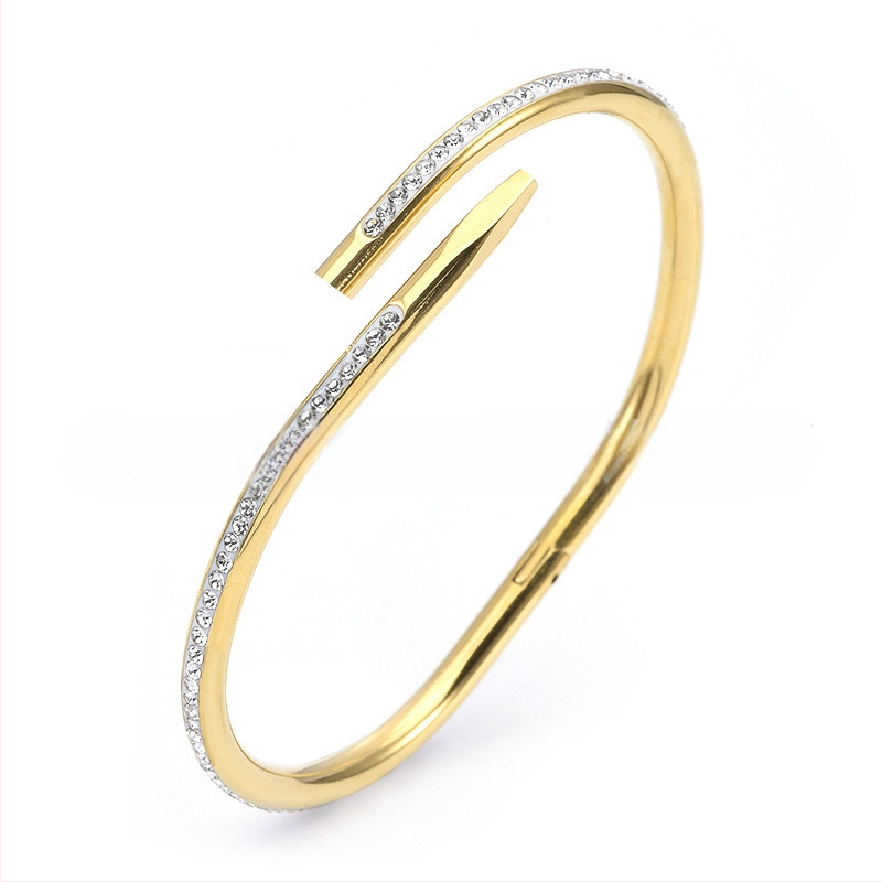 Nerūsējā tērauda rokassprādze no Jinhong Jewelry — augstas kvalitātes juvelierizstrādājums, elektroplēšana, roku aksesuārs