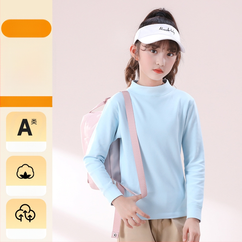 Vaikų pagrindinis topas su ilgomis rankovėmis, 95% medvilnė, švelni vidinė apdaila, unisex