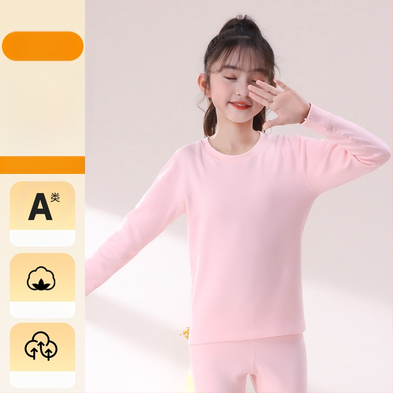 Vaikų pagrindinis topas su ilgomis rankovėmis, 95% medvilnė, švelni vidinė apdaila, unisex