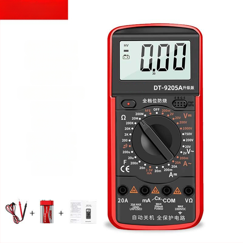 Yisheng zīmola balss vadīts digitālais multimetrs ar automātisku balss paziņojumu, augsta precizitāte, ugunsizturīgs, 40 gab. demontāžas komplekts