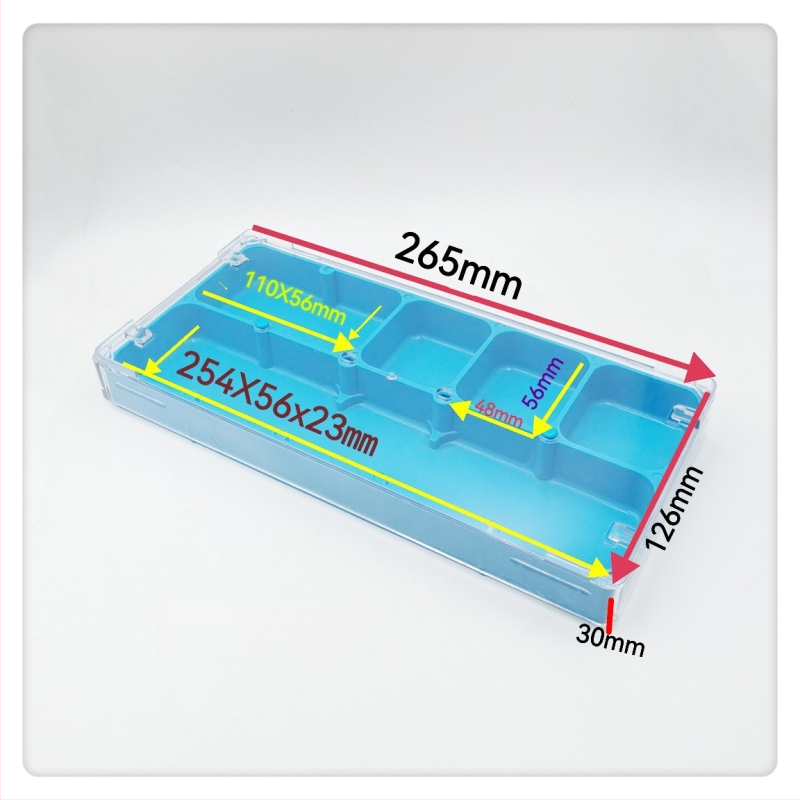 Pulksteņu labošanas instrumentu komplekts un detaļu uzglabāšanas kārba, zhilan, ABS plastmasa, 5 komplekti, pulksteņu detaļu kastīte, mājas lietošanai, vidējā sistēma