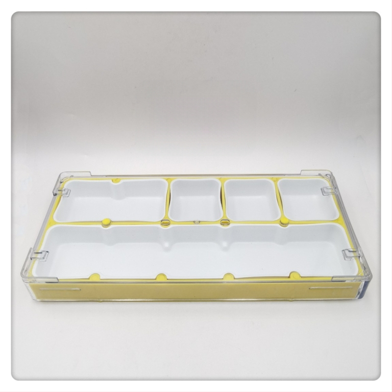 Pulksteņu labošanas instrumentu komplekts un detaļu uzglabāšanas kārba, zhilan, ABS plastmasa, 5 komplekti, pulksteņu detaļu kastīte, mājas lietošanai, vidējā sistēma