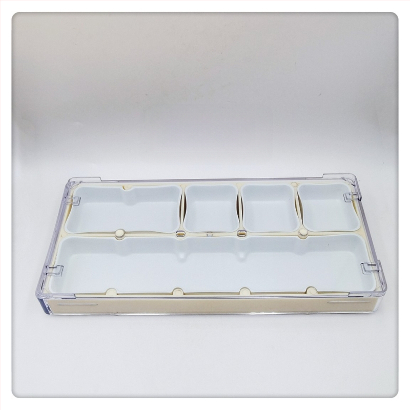 Pulksteņu labošanas instrumentu komplekts un detaļu uzglabāšanas kārba, zhilan, ABS plastmasa, 5 komplekti, pulksteņu detaļu kastīte, mājas lietošanai, vidējā sistēma