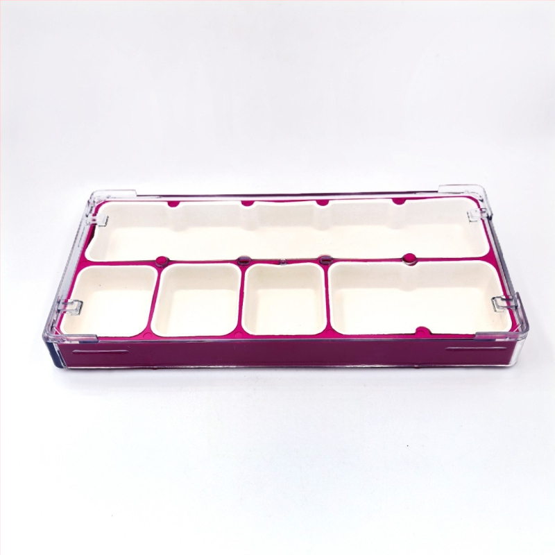 Pulksteņu labošanas instrumentu komplekts un detaļu uzglabāšanas kārba, zhilan, ABS plastmasa, 5 komplekti, pulksteņu detaļu kastīte, mājas lietošanai, vidējā sistēma