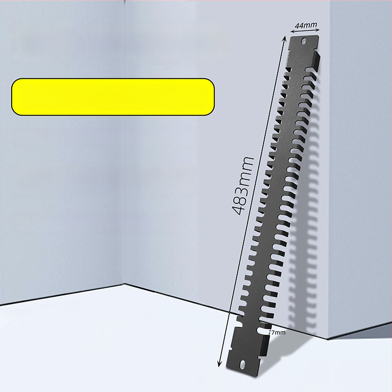 Skapja kabelu vadības panelis ar 28 nodalījumiem un 56 portiem, zivs kaula dizaina aizsargplāksne