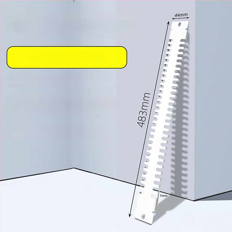 Skapja kabelu vadības panelis ar 28 nodalījumiem un 56 portiem, zivs kaula dizaina aizsargplāksne