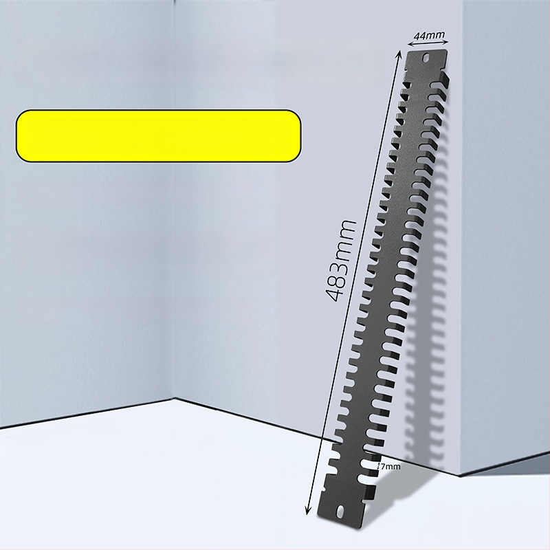 Skapja kabelu vadības panelis ar 28 nodalījumiem un 56 portiem, zivs kaula dizaina aizsargplāksne
