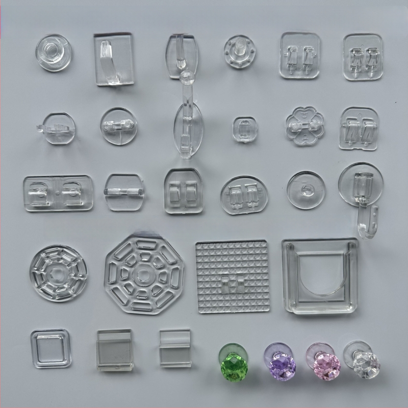 Līmējams āķa papildinājums, plakanais āķis apģērbiem un cepurēm, bez urbumiem, plastmasa, 1 gab., mūsdienīgs minimālisma stils, slodze 5-10 kg