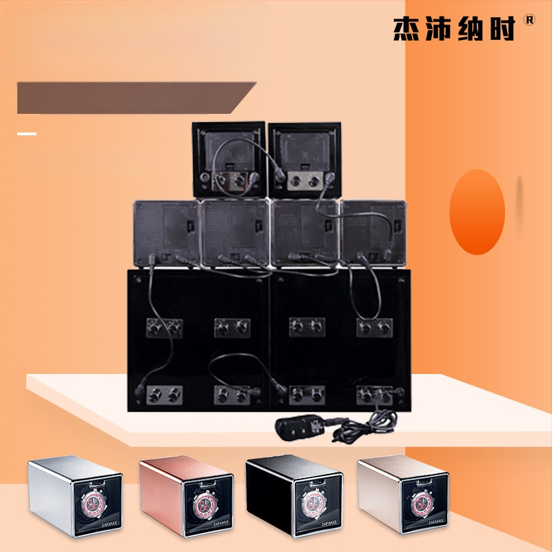 Kompakti laikrodžių vyniojimo įrenginys su automatinio vyniojimo mechanizmu, prekės ženklas ZAPANAS, galima logotipo spausdinimas, licencijuotas privataus žymėjimo, pakuotė 12 vnt