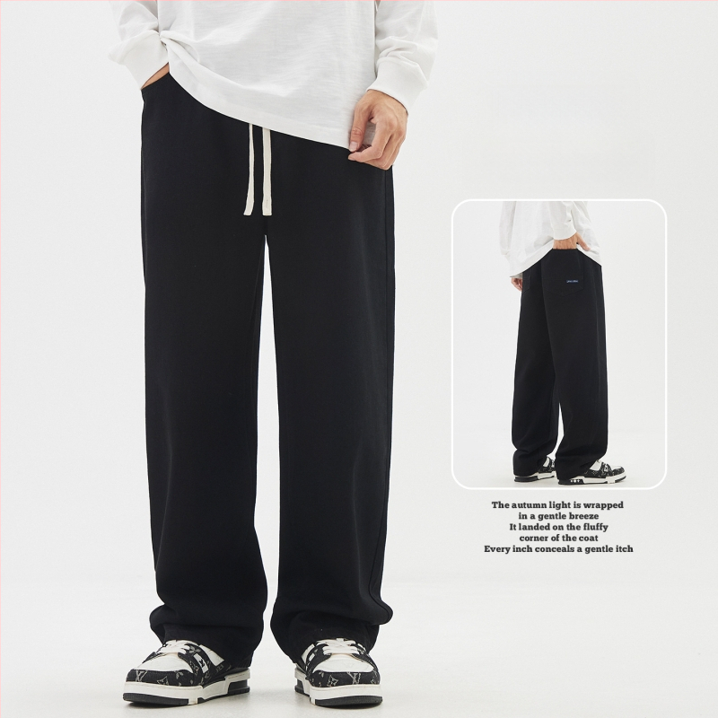 Fliisivooderiga teksad, sirge lõige, keskmine vöökoht, tõmblukuga kinnitamine