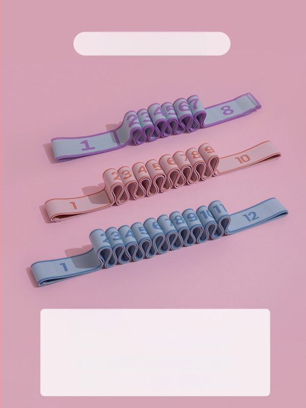 Bērnu deju trenēšanas rezistences lenta ar 10 un 12 slotiem, TP audums, Bennashi, kods 6291