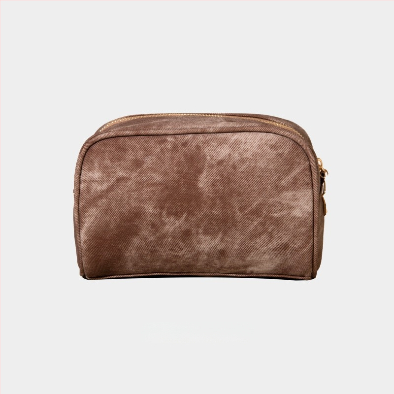 Kosmētikas soma ikdienas lietošanai, pilsētas minimālisma stils, PU materiāls, svītrainais raksts, iekšējā odere poliesters, produkta kods Yk-ybwnzk