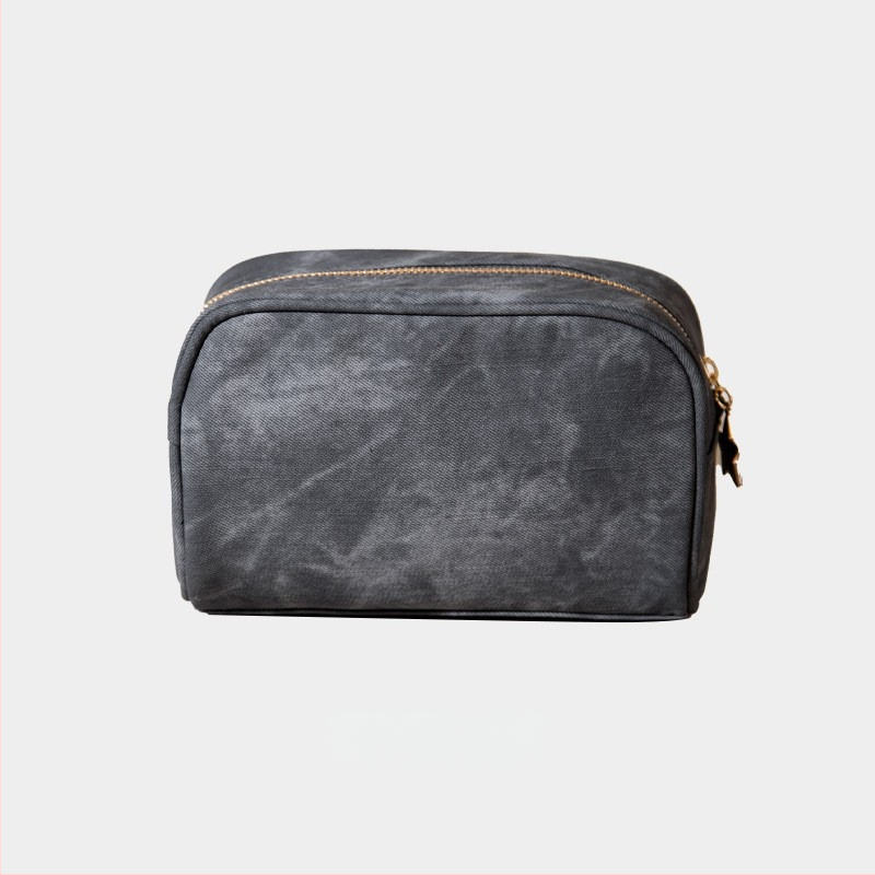 Kosmētikas soma ikdienas lietošanai, pilsētas minimālisma stils, PU materiāls, svītrainais raksts, iekšējā odere poliesters, produkta kods Yk-ybwnzk