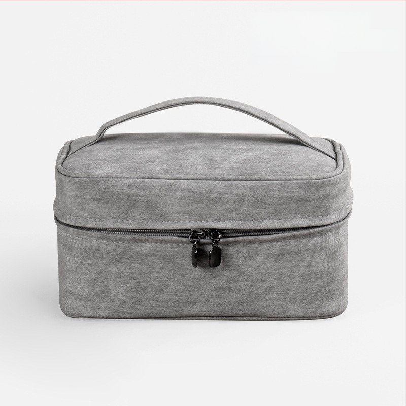 Kosmētikas soma ikdienas lietošanai, pilsētas minimālisma stils, PU materiāls, svītrainais raksts, iekšējā odere poliesters, produkta kods Yk-ybwnzk