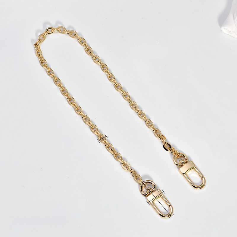 Ιμάντας ώμου από κράμα με επεκτειόμενη αλυσίδα και μαργαριταρένια διακόσμηση – Αξεσουάρ τσάντας για crossbody